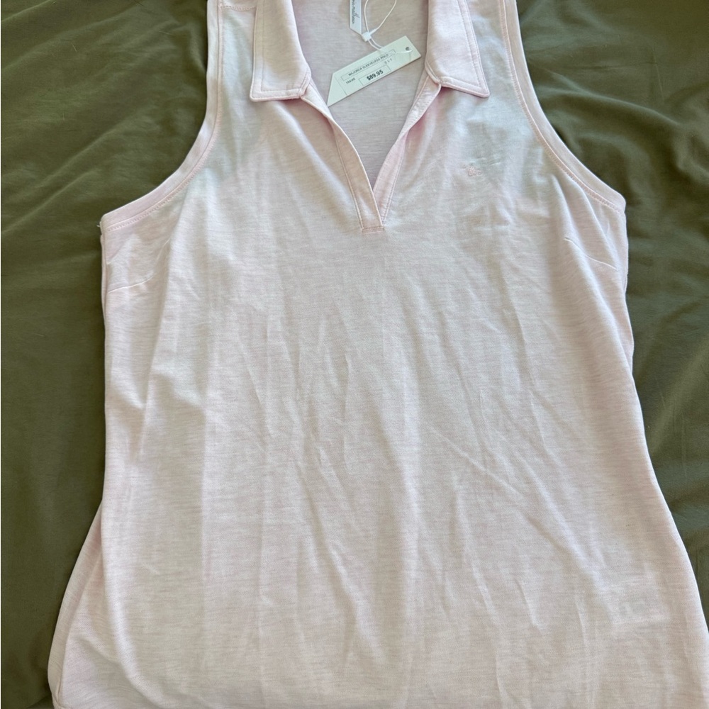 Travis Mathew Soft Pink Sleeveless Top
